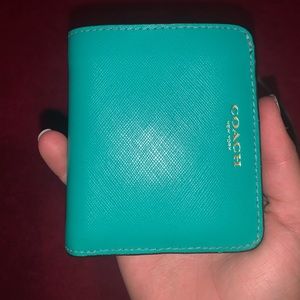 Coach Teal Wallet